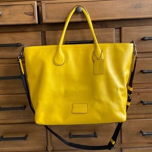 Coach Mercer Tote Bag, Bright Yellow color